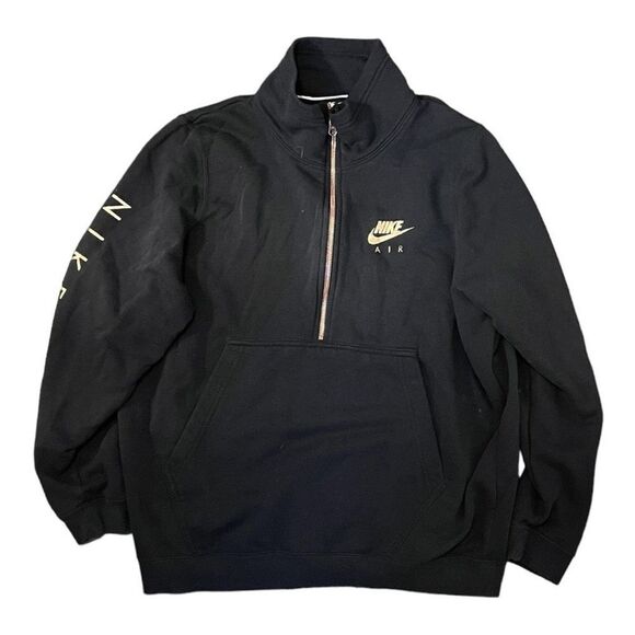 Nike air 1/4 Zip Pull Over Hoodie size Large - Picture 3 of 12